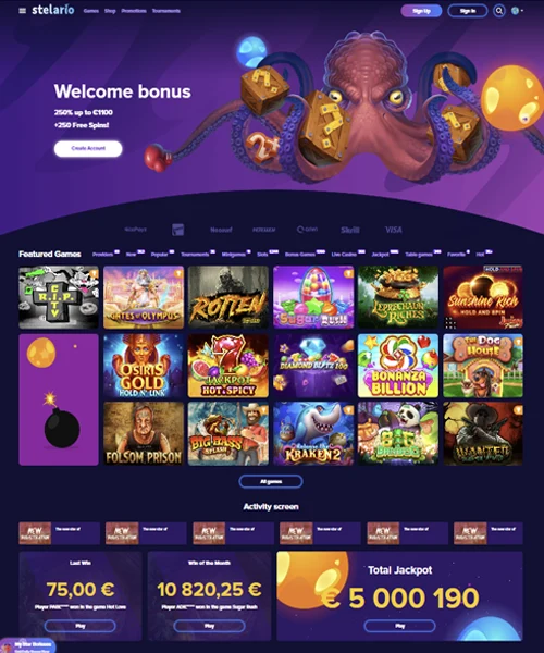 Stelario Casino Review 2024