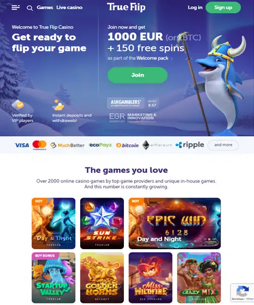 True Flip Casino Review 2023