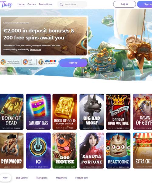 Tsars Casino Review 2023