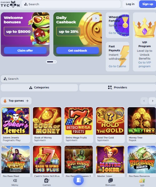 Tycoon Casino Review 2026