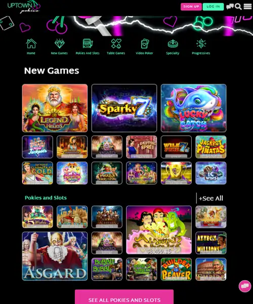 Uptown Pokies Casino Review 2024