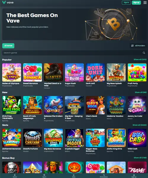 Vave Casino Review 2023
