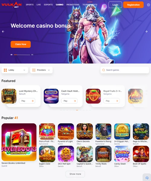 VulkanBet Casino Review 2024