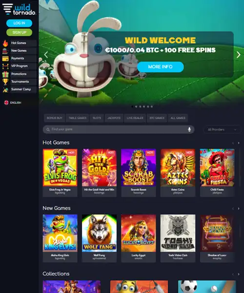 Wild Tornado Casino Review 2022