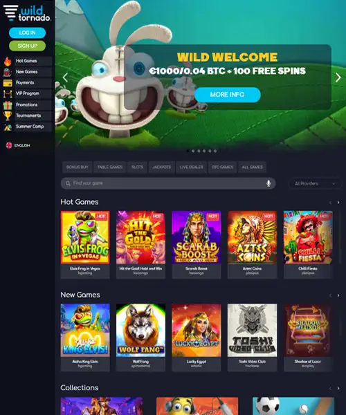 Wild Tornado Casino Review 2024