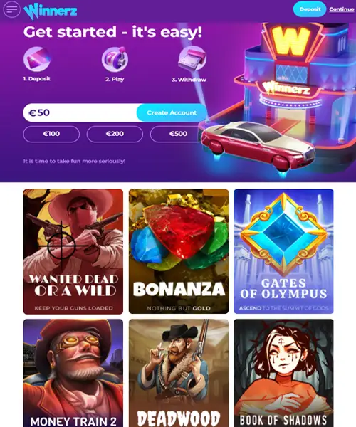 Winnerz Casino Review 2024