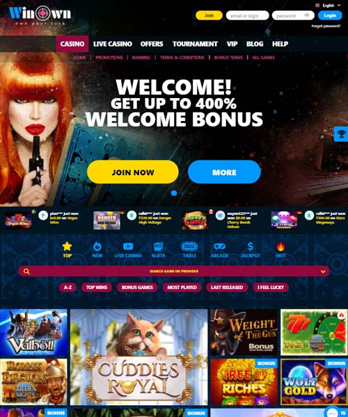 Winown Casino Review 2024