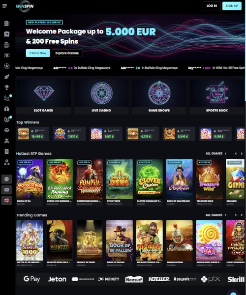 WinSpin Casino Review 2026