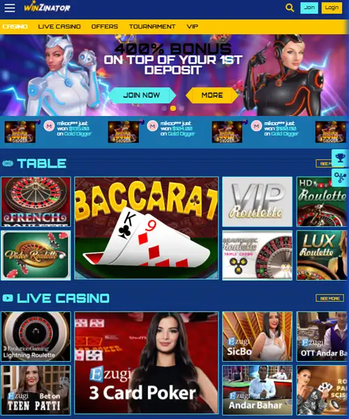 Winzinator Casino Review 2024