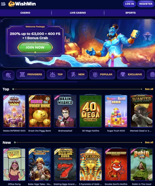 WishWin Casino Review 2025