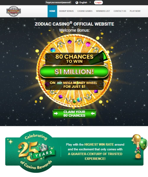 Zodiac Casino Review 2026