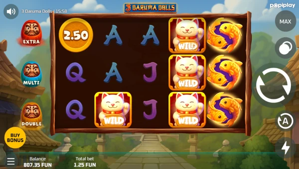 3 Daruma Dolls gameplay