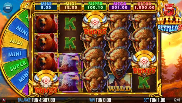 5 Wild Buffalo 2 gameplay