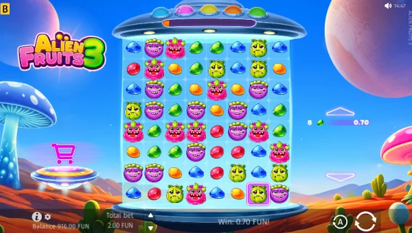 Alien Fruits 3 gameplay