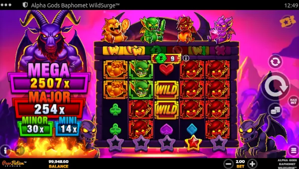 Alpha Gods Baphomet gameplay