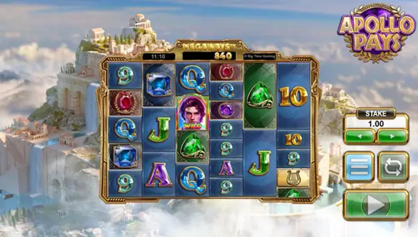 Apollo Pays Megaways gameplay