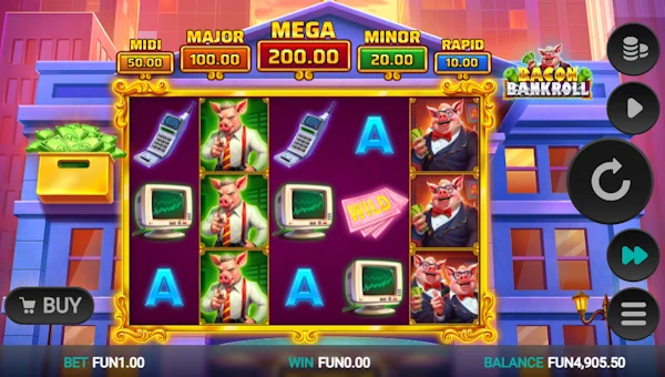 Bacon Bankroll gameplay