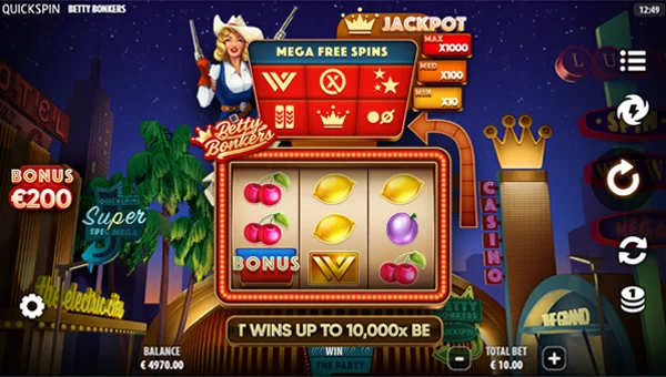 Betty Bonkers gameplay