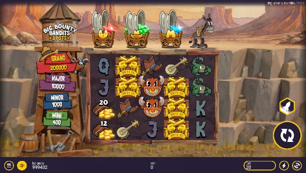 Big Bounty Bandits 3 Pots gameplay