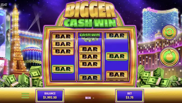 Bigger Cash Win gameplay