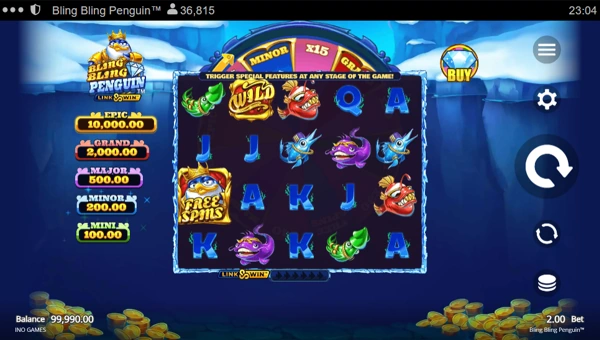 Bling Bling Penguin gameplay