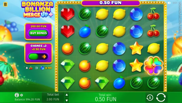 Bonanza Billion Merge Up gameplay