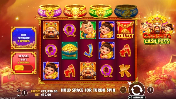 Caishens Cash Pots gameplay