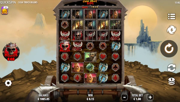Cash Truck Begins gameplay