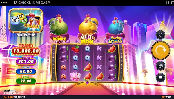 Chicks in Vegas gameplay