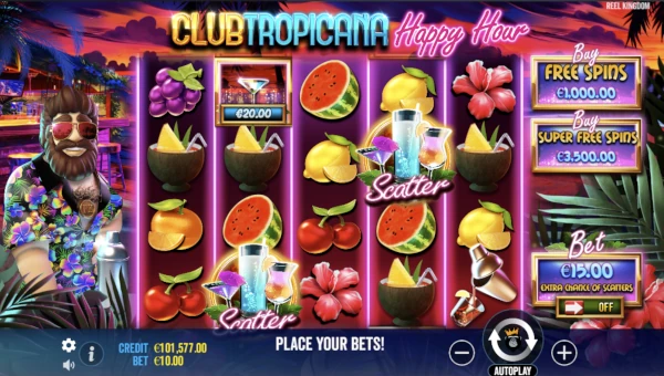 Club Tropicana Happy Hour
