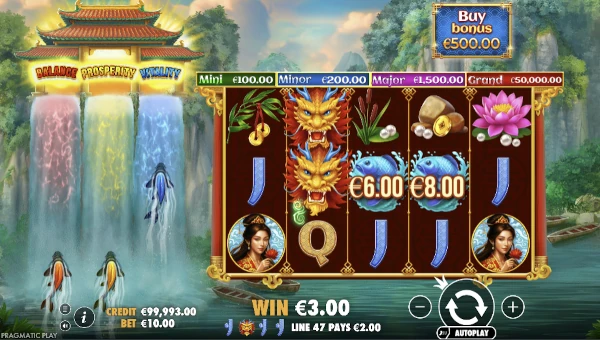Dragons Gate Bonus Choice gameplay