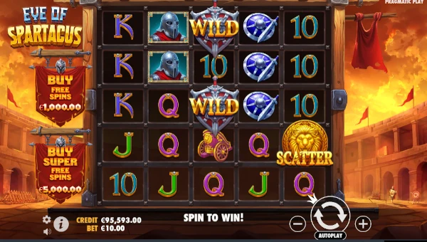 Eye of Spartacus gameplay