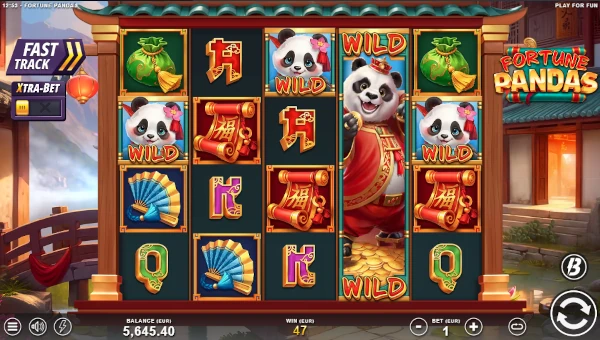 Fortune Pandas gameplay