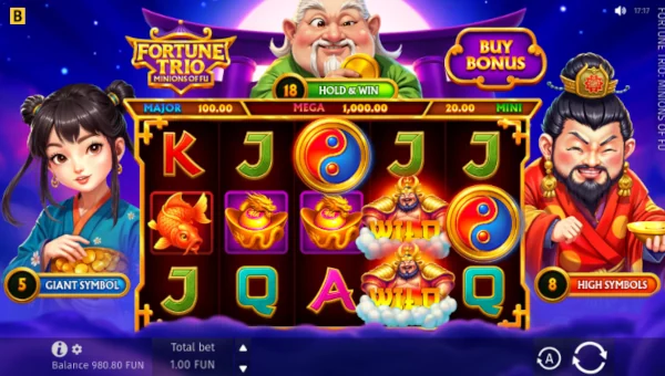 Fortune Trio Minions Of Fu gameplay