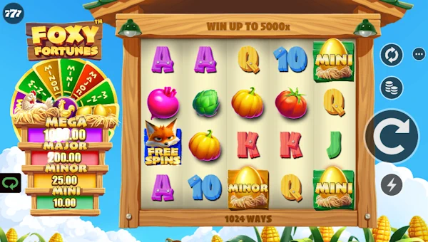 Foxy Fortunes gameplay