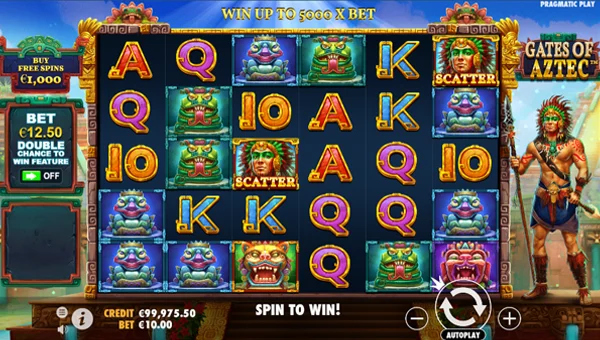 Gates of Aztec gameplay