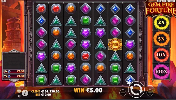 Gem Fire Fortune gameplay