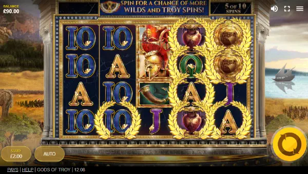 Gods of Troy gameplay
