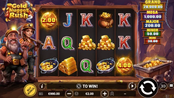 Gold Nugget Rush 2 gameplay
