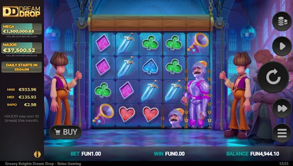 Groovy Knights Dream Drop gameplay