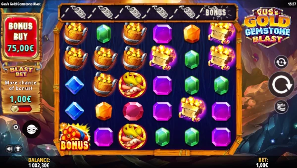 Guss Gold Gemstone Blast gameplay