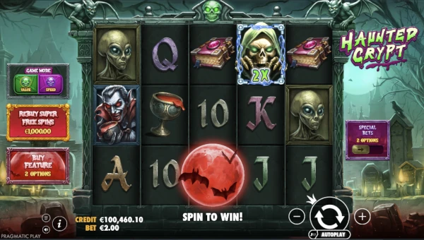 Haunted Crypt gameplay