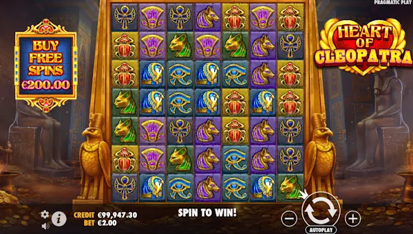 Heart of Cleopatra gameplay