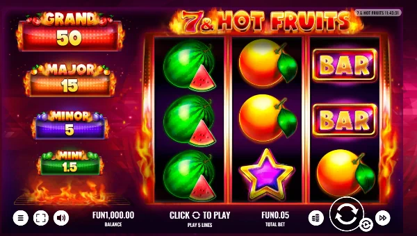 Hot Fruits gameplay