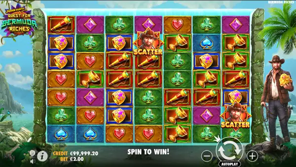 John Hunter and the Quest for Bermuda Riches gameplay