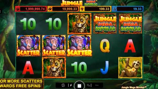 Jungle Mega Moolah gameplay