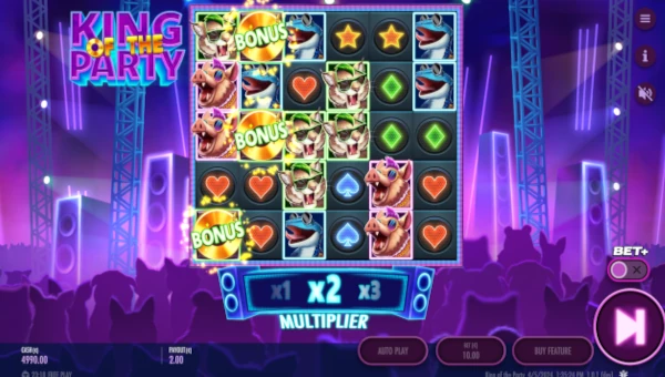 King of the Party gameplay