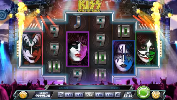 Kiss Reels of Rock base game