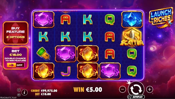 Launch to Riches gameplay