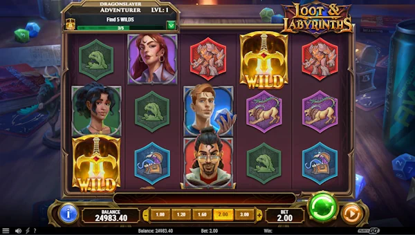 Loot and Labyrinths gameplay
